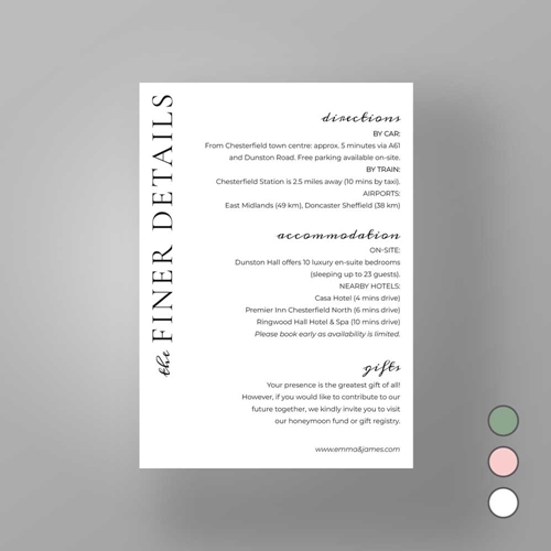 Show details for Kensington Edit -  Details Card