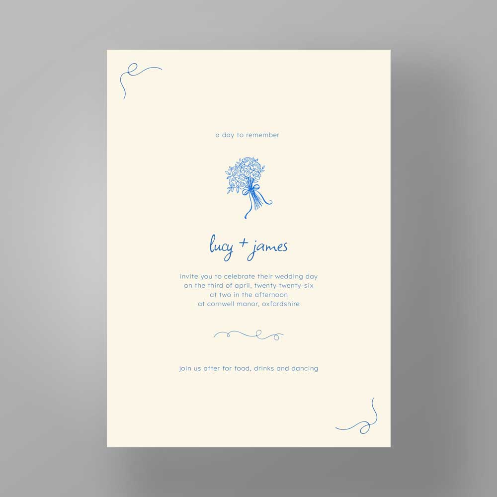 Show details for Belgravia Bloom - Wedding Invite