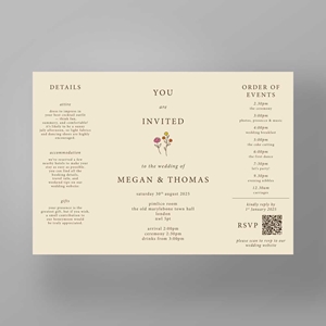 Show details for Marylebone Muse - Gatefold Wedding Invite