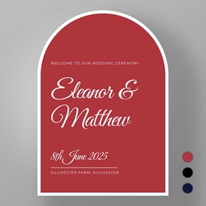 Show details for Modern Archway - Welcome Board