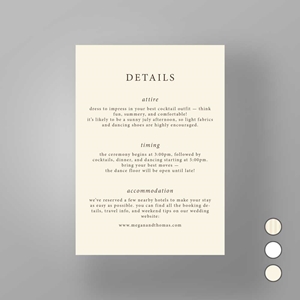 Show details for Marylebone Muse -  Details Card