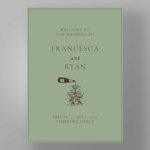 Show details for Soho Soirée - Welcome Board