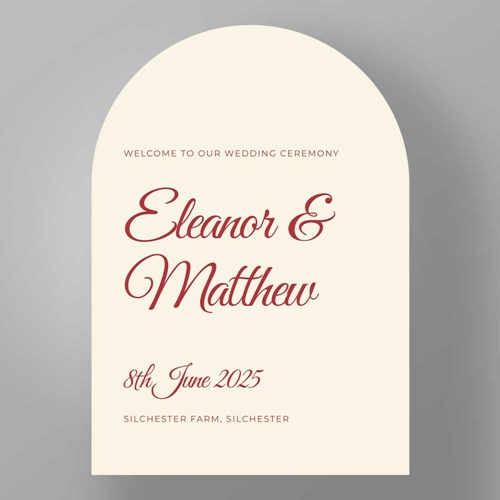 Show details for Ruby Arch - Welcome Board