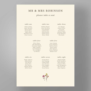 Show details for Maryleybone Muse - Table Plan