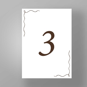 Show details for Maryleybone Muse - Table Numbers