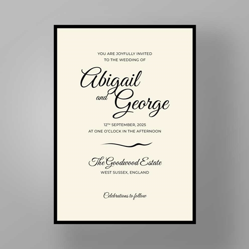 Show details for Mayfair Manor - Wedding Invite