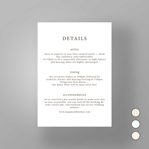 Show details for Marylebone Muse -  Details Card