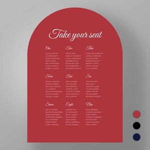 Show details for Modern Archway - Table Plan