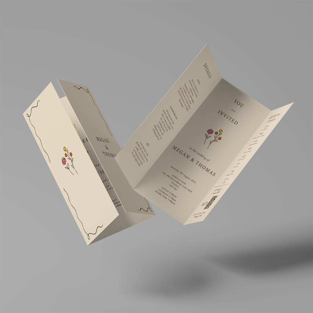 Show details for Marylebone Muse - Gatefold Wedding Invite