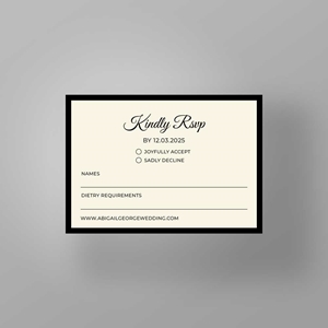 Show details for Mayfair Manor -  RSVP Card