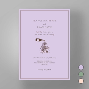 Show details for Soho Soirée - Wedding Invite