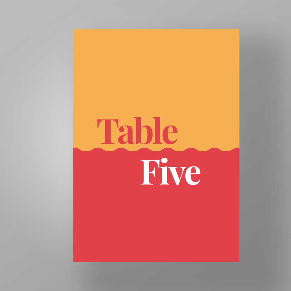 Show details for Carnaby Pop - Table Numbers