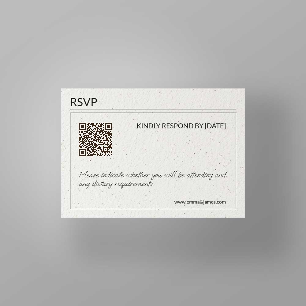 Show details for Granite Luxe -  RSVP Card