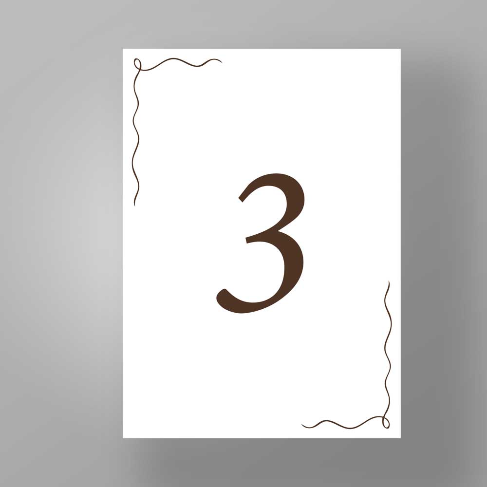 Show details for Maryleybone Muse - Table Numbers