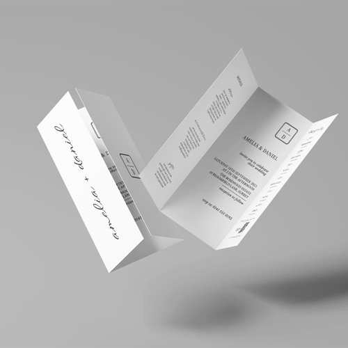 Show details for The Classic - Gatefold Wedding Invite