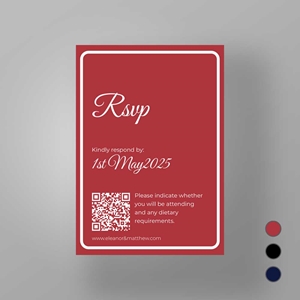 Show details for Modern Archway -  RSVP Card