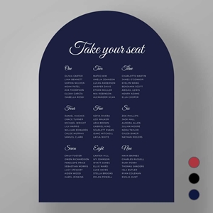 Show details for Modern Archway - Table Plan