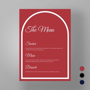 Show details for Modern Archway - Menus