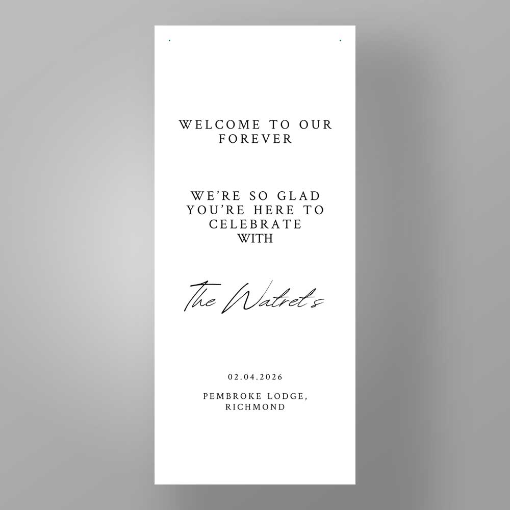 Show details for Classic - Fabric Sign