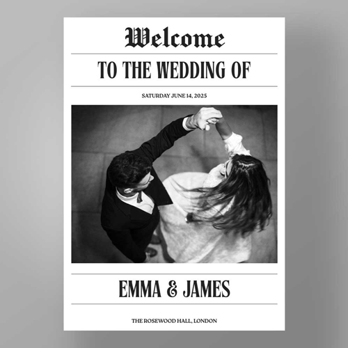 Show details for Headline Love - Welcome Board