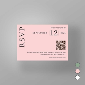 Show details for Kensington Edit -  RSVP Card