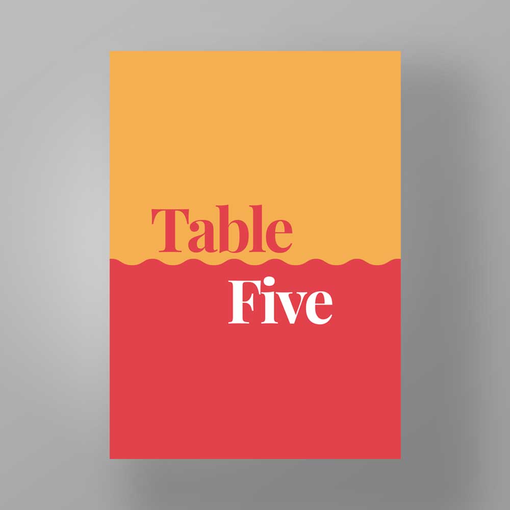 Show details for Carnaby Pop - Table Numbers