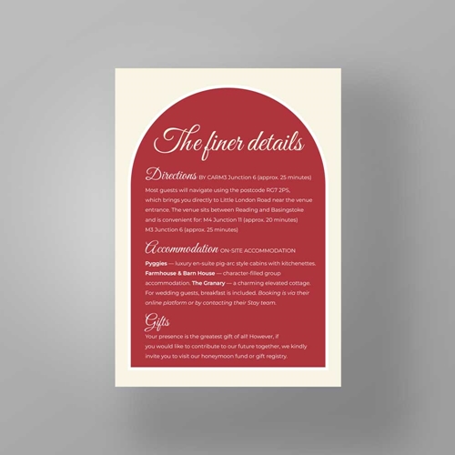 Show details for Ruby Arch -  Details Card