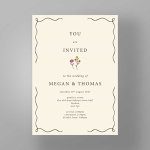 Show details for Maryleybone Muse - Wedding Invite