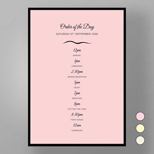 Show details for Mayfair Manor - Order of the day