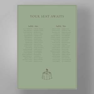 Show details for Soho Soirée - Table Plan