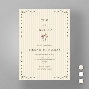 Show details for Marylebone Muse - Wedding Invite
