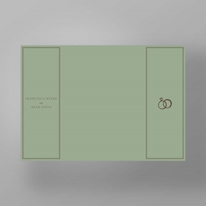 Show details for Soho Soirée - Gatefold Wedding Invite