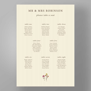 Show details for Maryleybone Muse - Table Plan